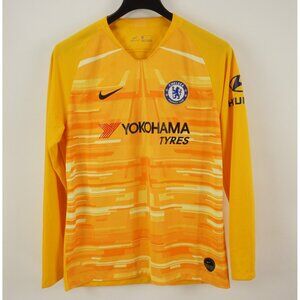 Nike Chelsea Football Club Rare Yellow Orange Away Jersey Men's Large Yokohama